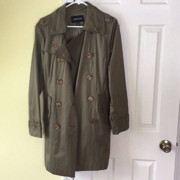 NWOT London Fog Rain Trench - Picture 2 of 3
